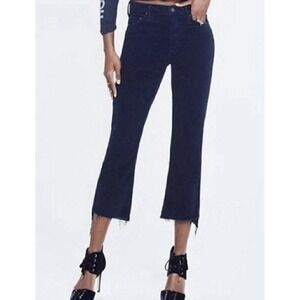 MOTHER The insider Crop Step Fray Jeans Women's 27 Retail $238